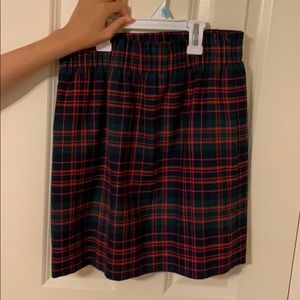 Jcrew Plaid Skirt